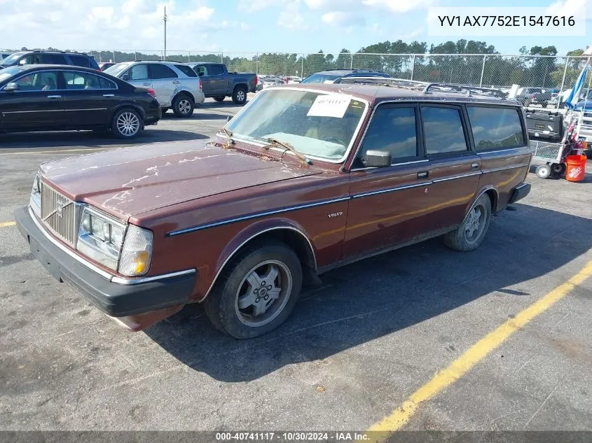 1984 Volvo 245 Gl VIN: YV1AX7752E1547616 Lot: 40741117