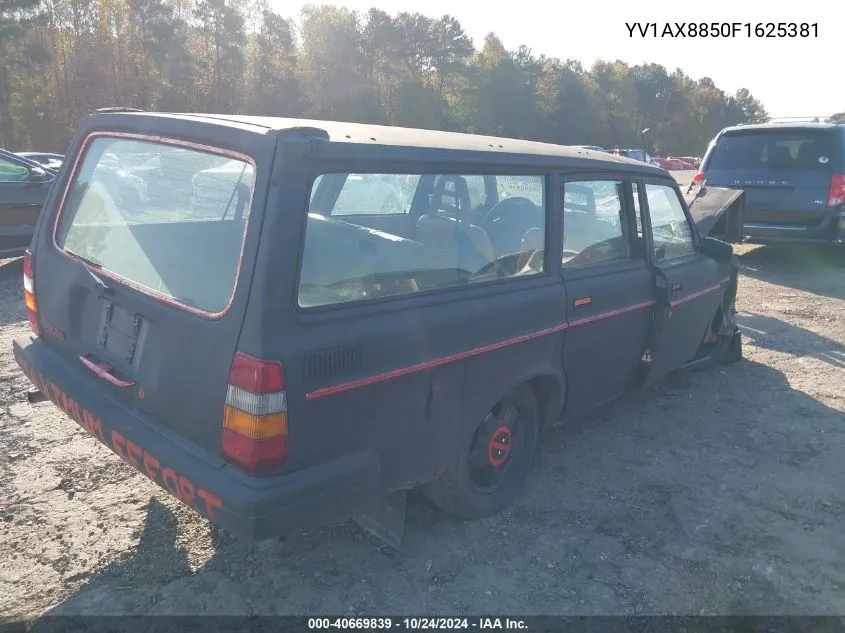 1985 Volvo 245 Dl/Gl VIN: YV1AX8850F1625381 Lot: 40669839