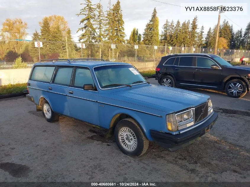 1985 Volvo 245 Dl/Gl VIN: YV1AX8858F1623376 Lot: 40680661