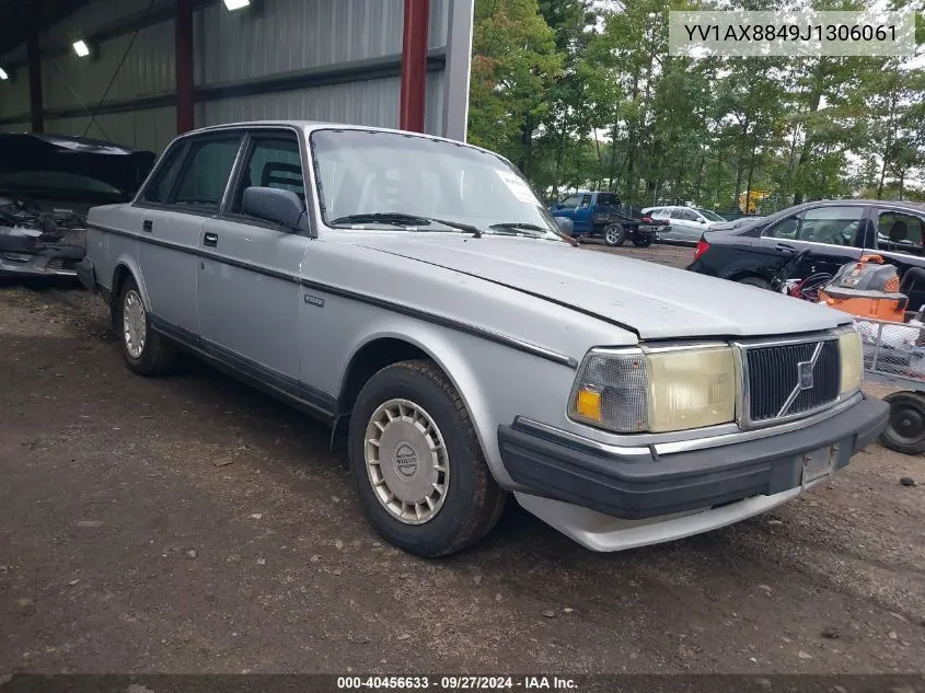 1988 Volvo 244 Dl/Gl VIN: YV1AX8849J1306061 Lot: 40456633