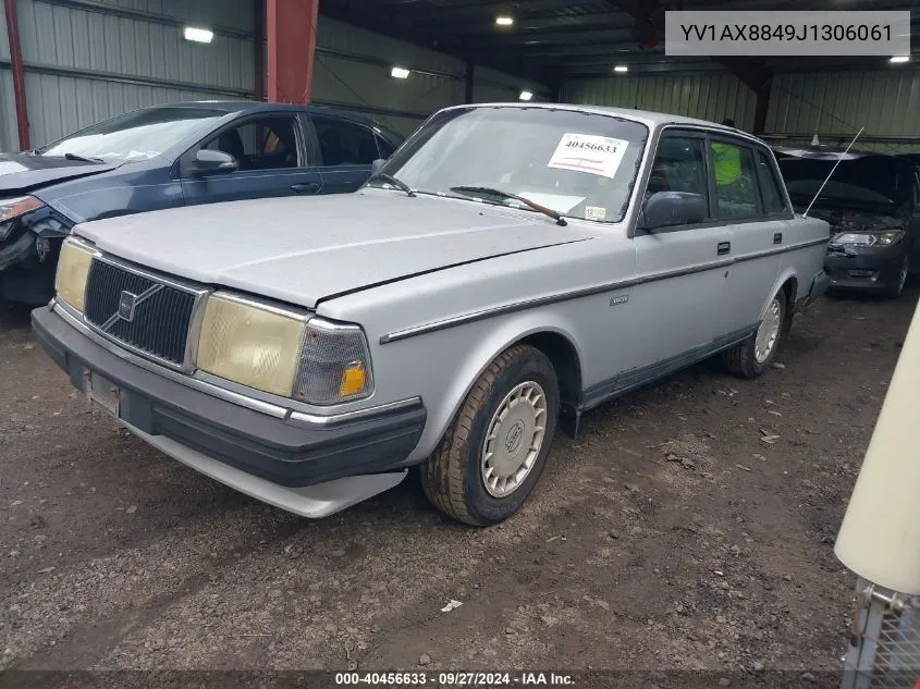 1988 Volvo 244 Dl/Gl VIN: YV1AX8849J1306061 Lot: 40456633