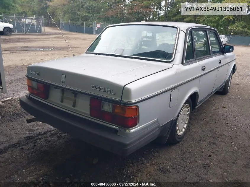 1988 Volvo 244 Dl/Gl VIN: YV1AX8849J1306061 Lot: 40456633