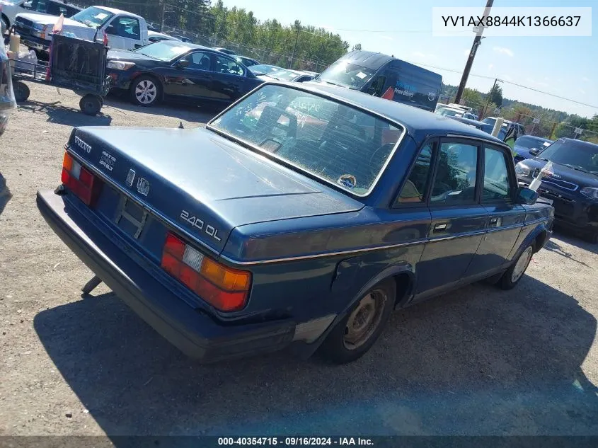 YV1AX8844K1366637 1989 Volvo 244 Dl/Gl