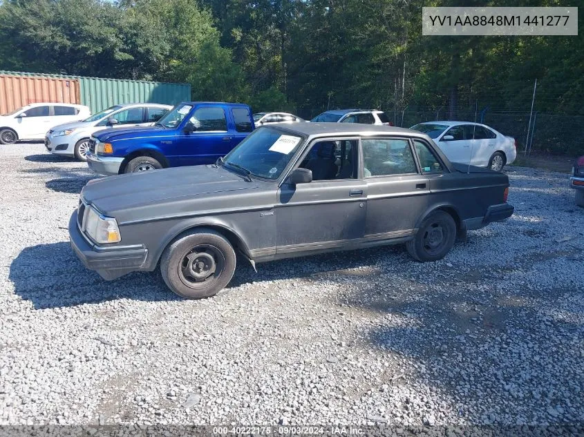 1991 Volvo 240 VIN: YV1AA8848M1441277 Lot: 40222175