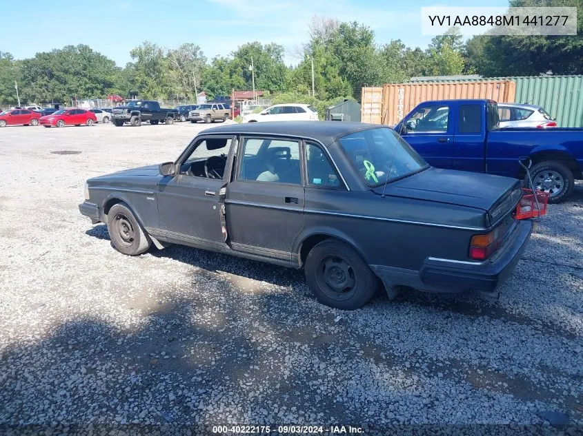 1991 Volvo 240 VIN: YV1AA8848M1441277 Lot: 40222175