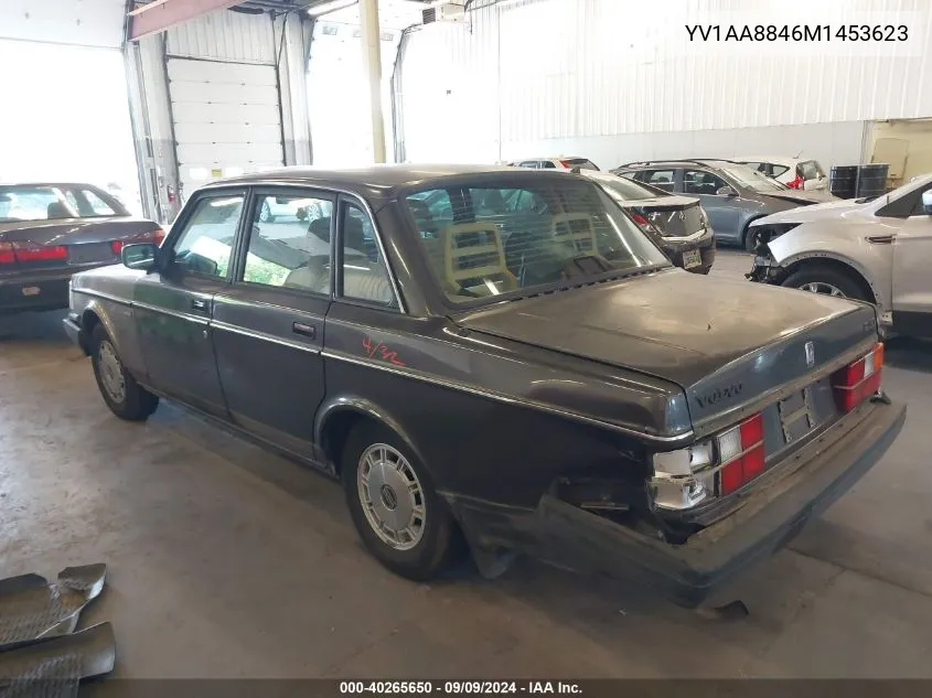 1991 Volvo 240 VIN: YV1AA8846M1453623 Lot: 40265650