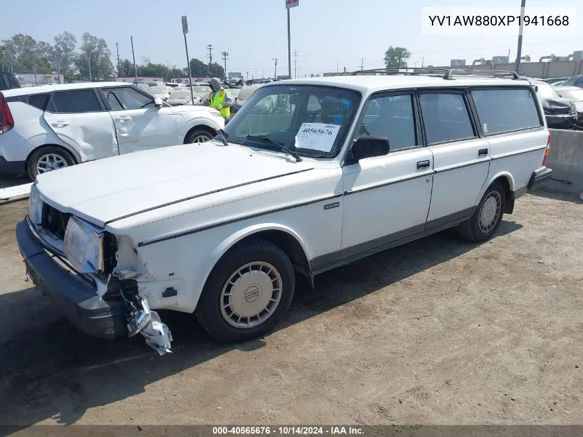 1993 Volvo 240 VIN: YV1AW880XP1941668 Lot: 40565676