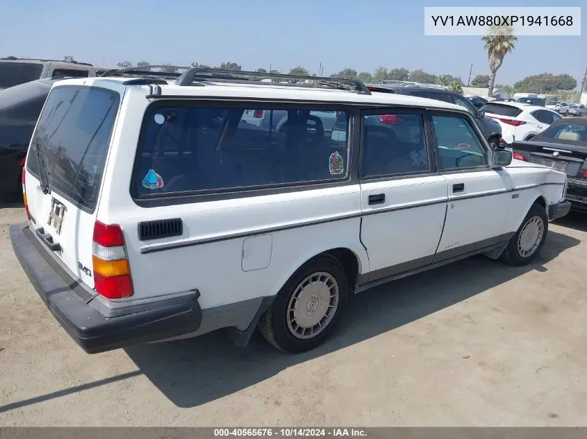 1993 Volvo 240 VIN: YV1AW880XP1941668 Lot: 40565676