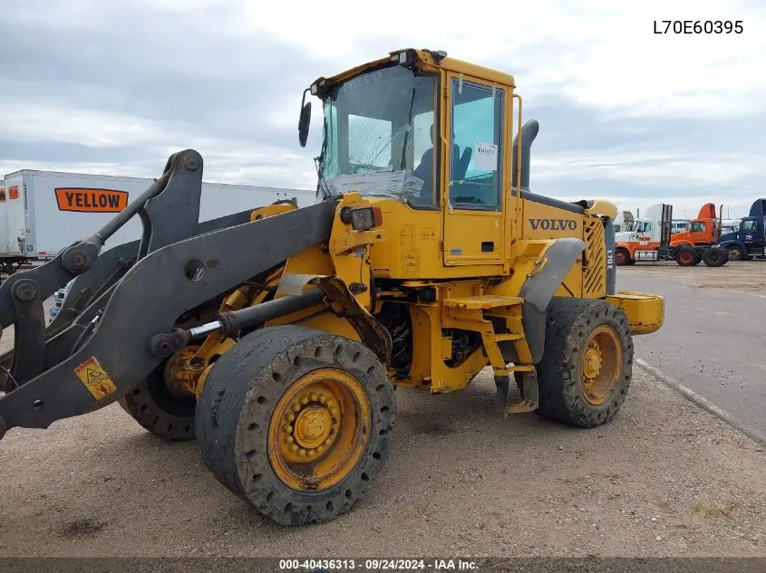 2003 Volvo L70E VIN: L70E60395 Lot: 40436313