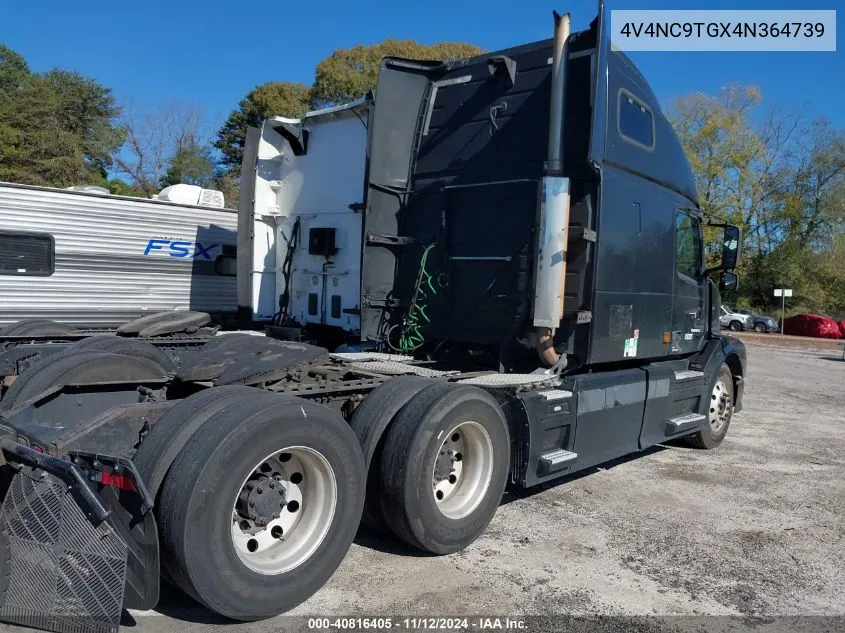 2004 Volvo Vn Vnl VIN: 4V4NC9TGX4N364739 Lot: 40816405