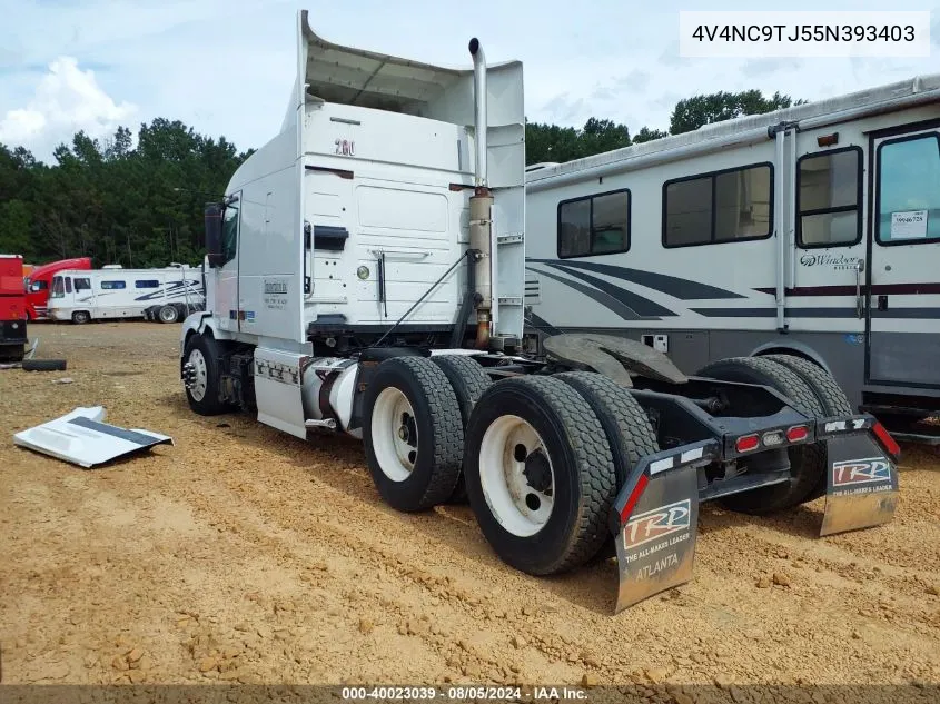 2005 Volvo Vn Vnl VIN: 4V4NC9TJ55N393403 Lot: 40023039