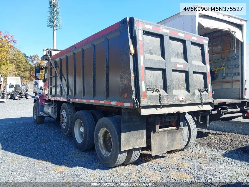 2005 Volvo Vhd VIN: 4V5K99GH45N375527 Lot: 40592920