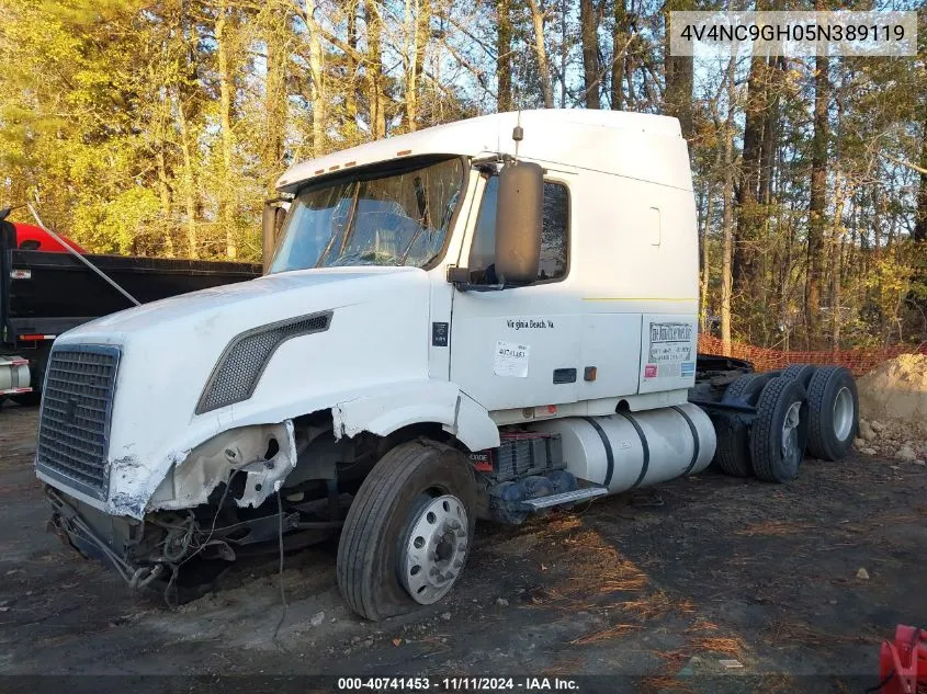 2005 Volvo Vn Vnl VIN: 4V4NC9GH05N389119 Lot: 40741453