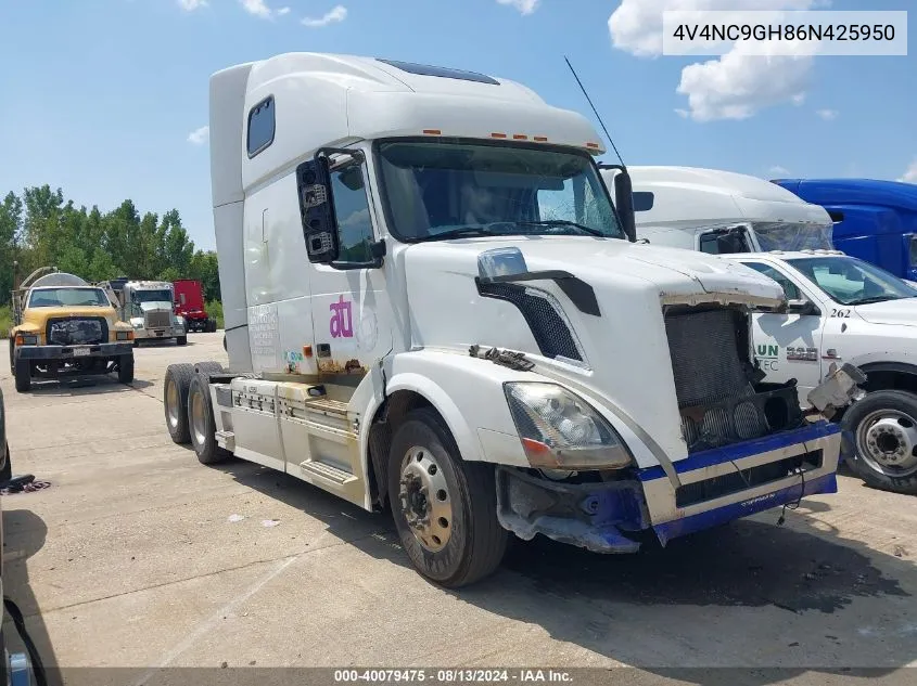 2006 Volvo Vn Vnl VIN: 4V4NC9GH86N425950 Lot: 40079475