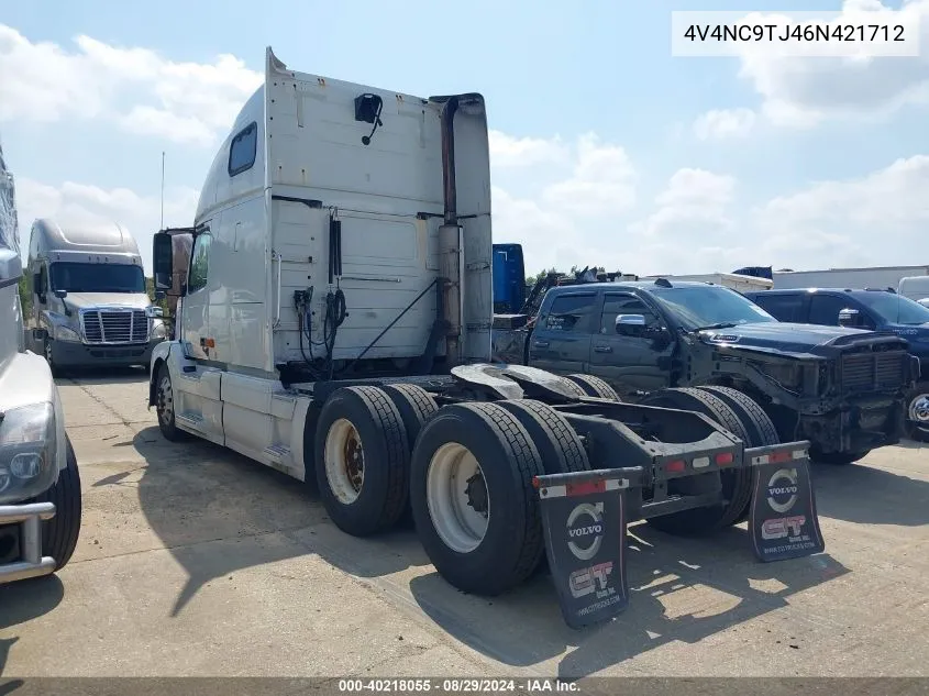 2006 Volvo Vn Vnl VIN: 4V4NC9TJ46N421712 Lot: 40218055