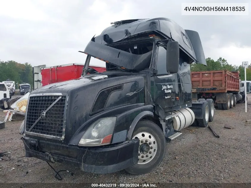 2006 Volvo Vn Vnl VIN: 4V4NC9GH56N418535 Lot: 40432319