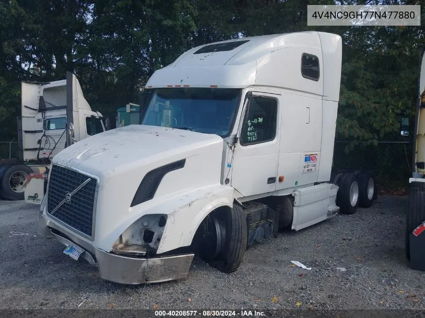 2007 Volvo Vn Vnl VIN: 4V4NC9GH77N477880 Lot: 40208577