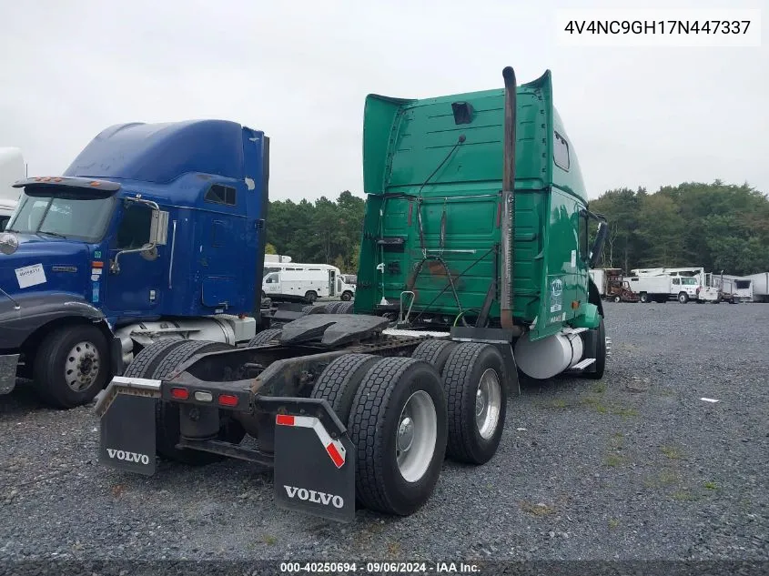 2007 Volvo Vn Vnl VIN: 4V4NC9GH17N447337 Lot: 40250694