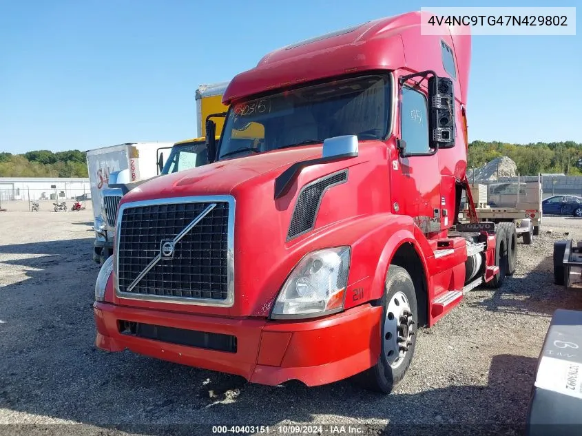 2007 Volvo Vn Vnl VIN: 4V4NC9TG47N429802 Lot: 40403151