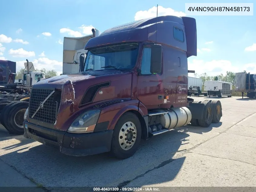 2007 Volvo Vn Vnl VIN: 4V4NC9GH87N458173 Lot: 40431309