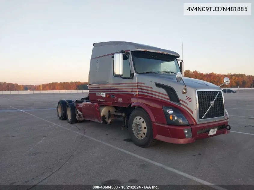 2007 Volvo Vn Vnl VIN: 4V4NC9TJ37N481885 Lot: 40604508