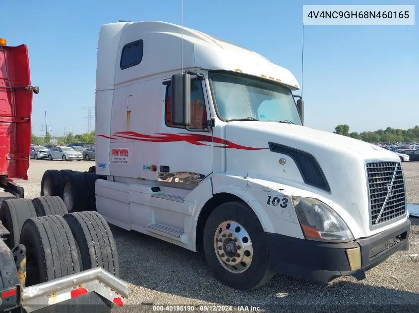 2008 Volvo Vn Vnl VIN: 4V4NC9GH68N460165 Lot: 40195190