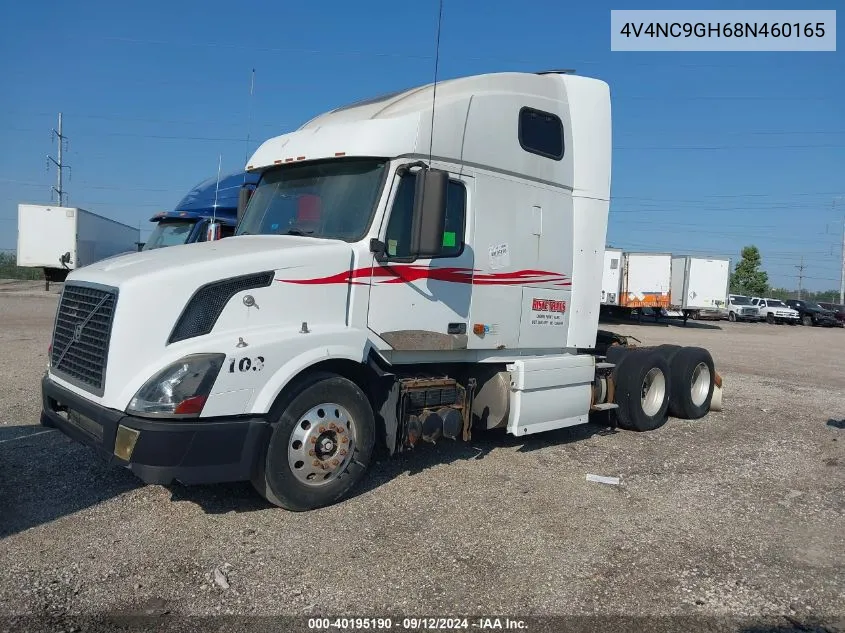 2008 Volvo Vn Vnl VIN: 4V4NC9GH68N460165 Lot: 40195190