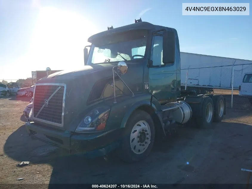 2008 Volvo Vn Vnl VIN: 4V4NC9EGX8N463029 Lot: 40624207