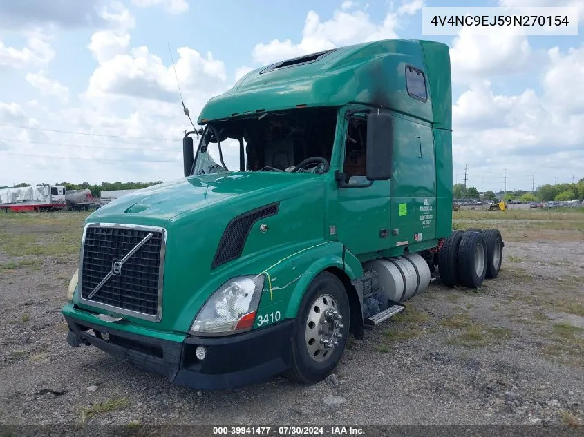 2009 Volvo Vn Vnl VIN: 4V4NC9EJ59N270154 Lot: 39941477