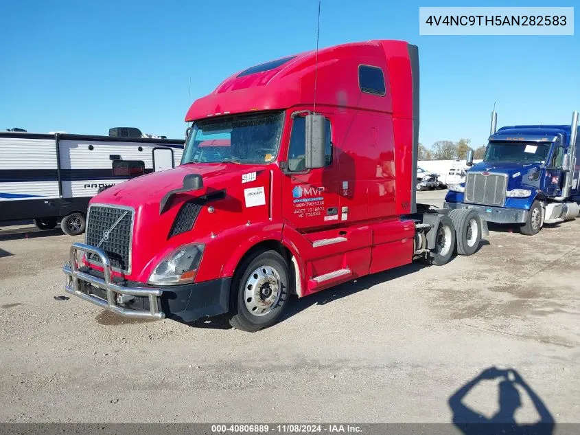 2010 Volvo Vn Vnl VIN: 4V4NC9TH5AN282583 Lot: 40806889