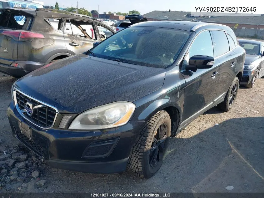 2011 Volvo Xc60 T6 T6 VIN: YV4902DZ4B2172645 Lot: 12101027