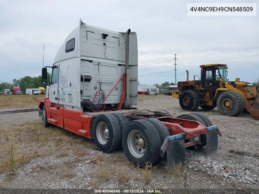 2012 Volvo Vn Vnl VIN: 4V4NC9EH9CN548509 Lot: 40046540