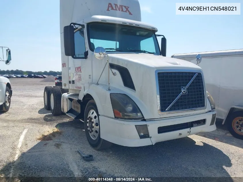 2012 Volvo Vn Vnl VIN: 4V4NC9EH1CN548021 Lot: 40114348