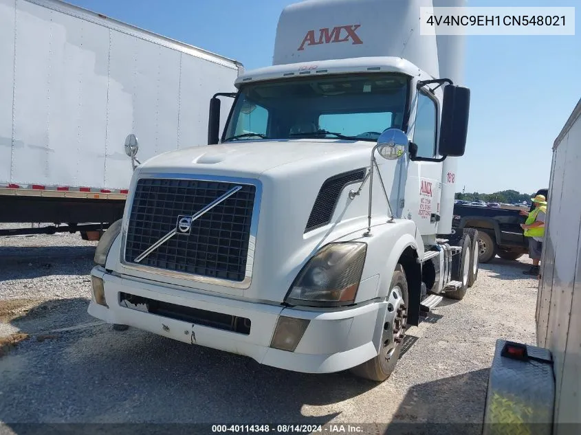 2012 Volvo Vn Vnl VIN: 4V4NC9EH1CN548021 Lot: 40114348