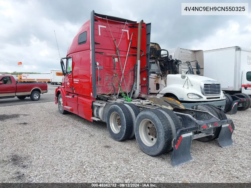 2012 Volvo Vn Vnl VIN: 4V4NC9EH9CN550325 Lot: 40343732