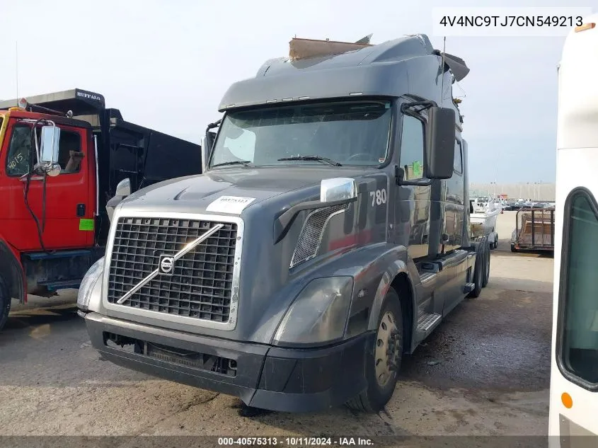 2012 Volvo Vn Vnl VIN: 4V4NC9TJ7CN549213 Lot: 40575313