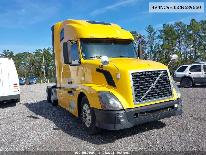 2012 Volvo Vn Vnl VIN: 4V4NC9EJ5CN539650 Lot: 40805691