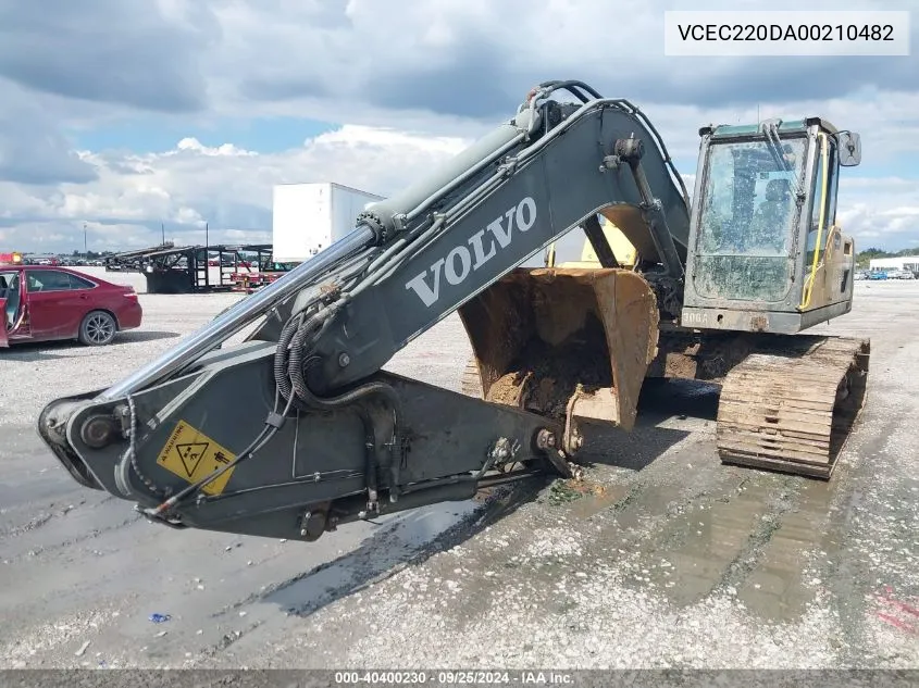 VCEC220DA00210482 2013 Volvo Ec220Dl Excavator