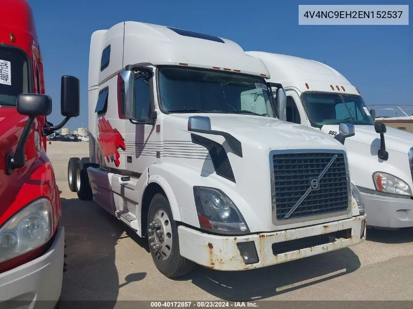 2014 Volvo Vn Vnl VIN: 4V4NC9EH2EN152537 Lot: 40172857