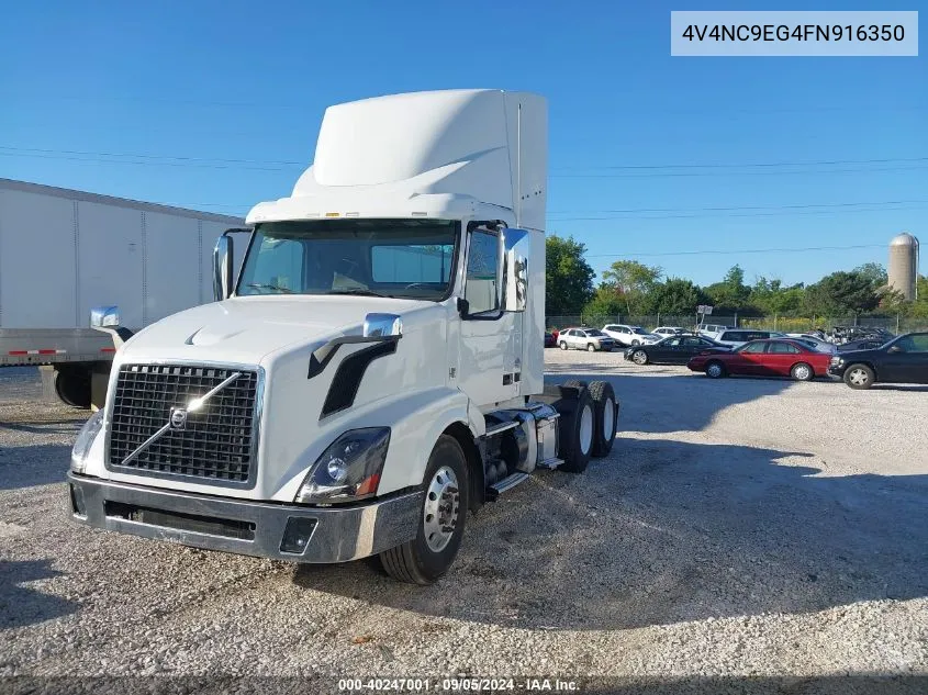 2015 Volvo Vn Vnl VIN: 4V4NC9EG4FN916350 Lot: 40247001