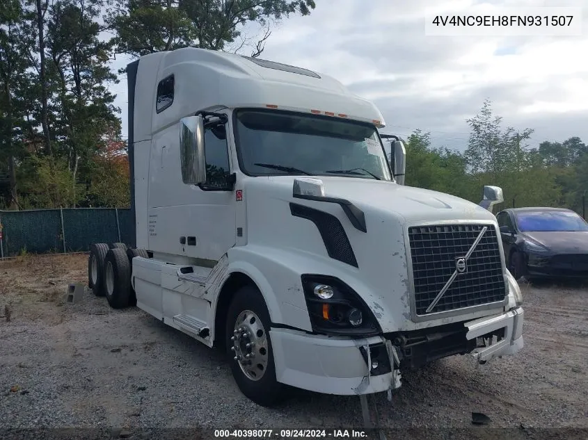 2015 Volvo Vn Vnl VIN: 4V4NC9EH8FN931507 Lot: 40398077