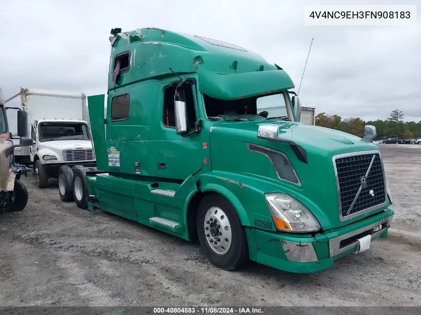 2015 Volvo Vn Vnl VIN: 4V4NC9EH3FN908183 Lot: 40804583