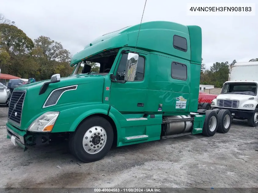 2015 Volvo Vn Vnl VIN: 4V4NC9EH3FN908183 Lot: 40804583