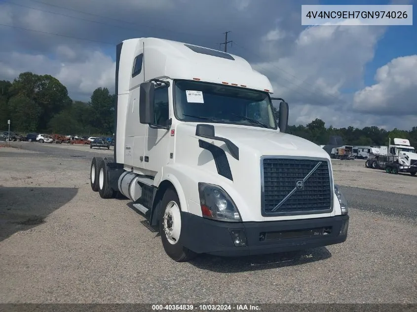 2016 Volvo Vn Vnl VIN: 4V4NC9EH7GN974026 Lot: 40354839