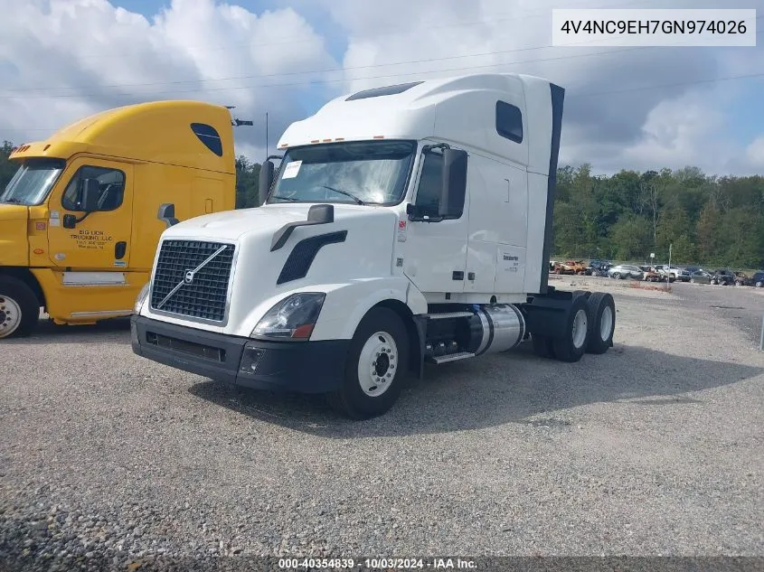 2016 Volvo Vn Vnl VIN: 4V4NC9EH7GN974026 Lot: 40354839