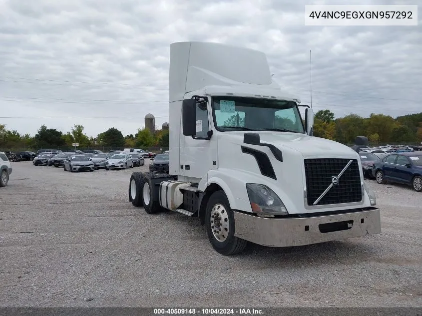 2016 Volvo Vn Vnl VIN: 4V4NC9EGXGN957292 Lot: 40509148