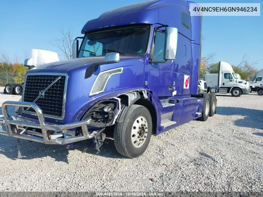 2016 Volvo Vn Vnl VIN: 4V4NC9EH6GN946234 Lot: 40553934