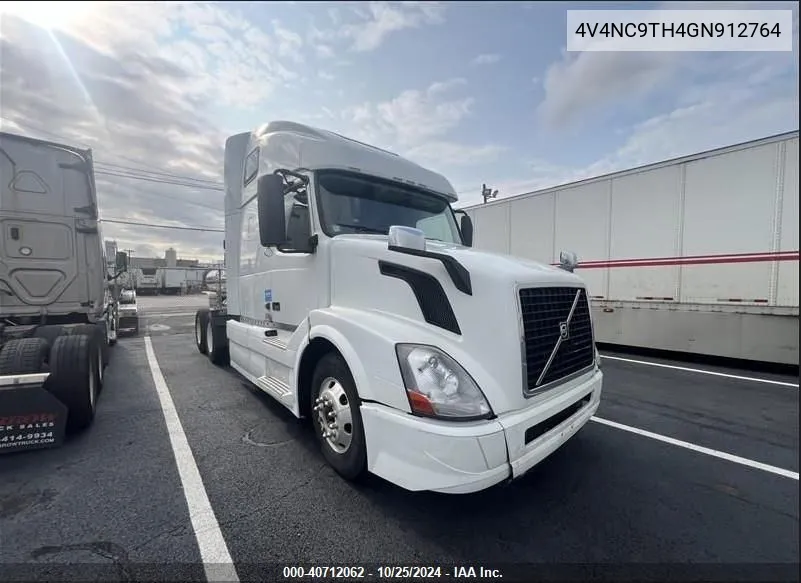 2016 Volvo Vn Vnl VIN: 4V4NC9TH4GN912764 Lot: 40712062