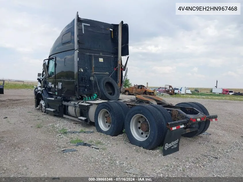 2017 Volvo Vnl VIN: 4V4NC9EH2HN967468 Lot: 39865346