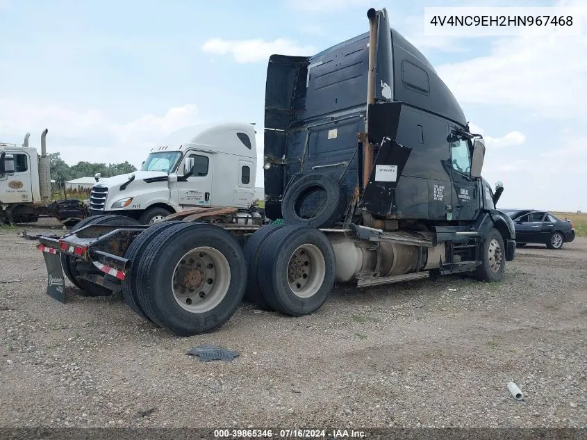 2017 Volvo Vnl VIN: 4V4NC9EH2HN967468 Lot: 39865346